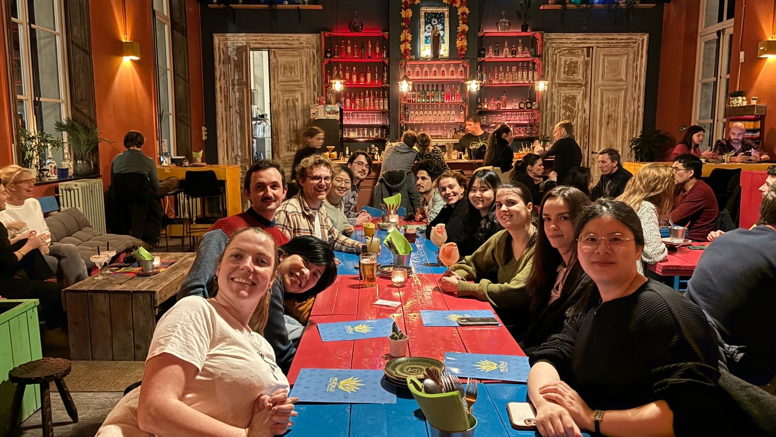 Lab drinks and dinners